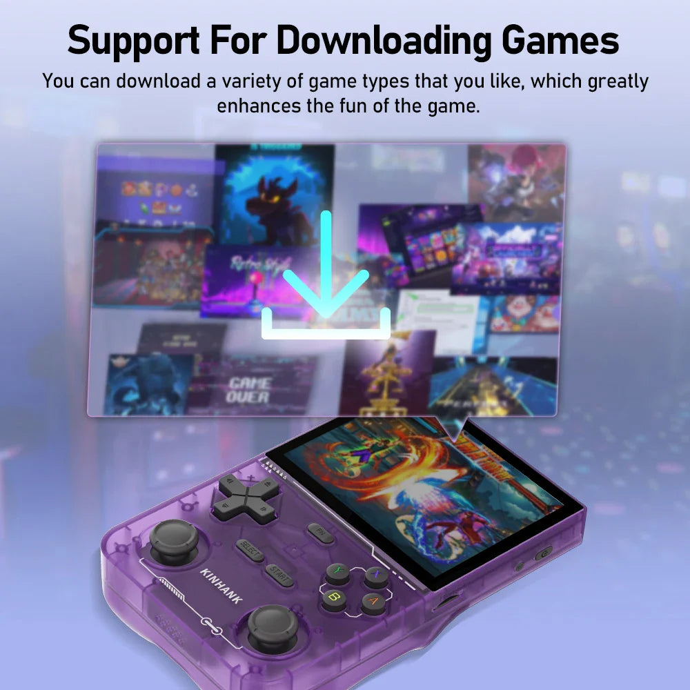 Open-Source Retro Handheld Game Console — 16,000+ Classic Games, PS1/PSP/N64/Dreamcast Emulators, 3.5-inch (88.9 mm) IPS 640×480 500nit