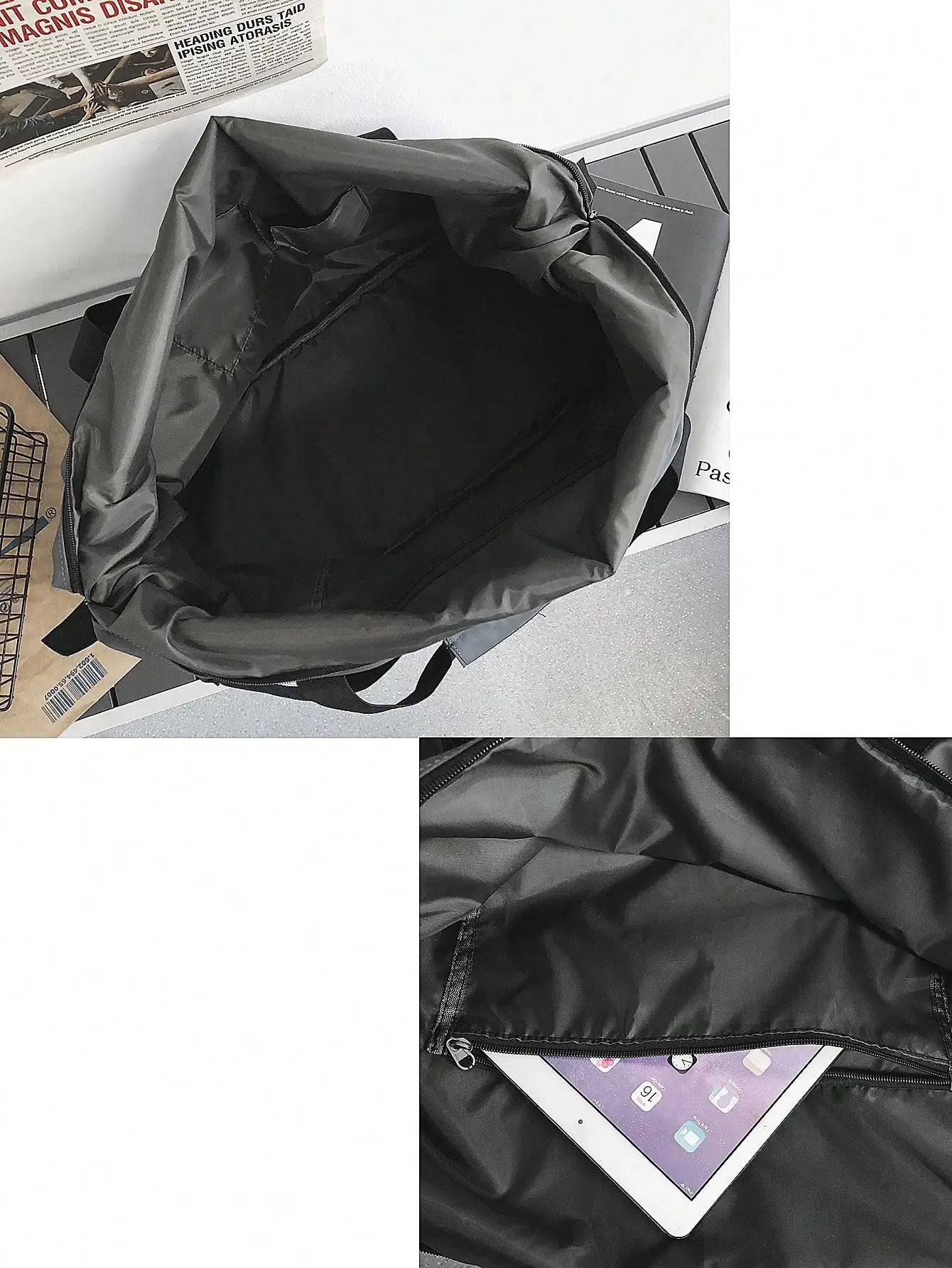 Large Capacity Travel and Gym Duffle Bag Lightweight One-Shoulder Crossbody Handheld Luggage