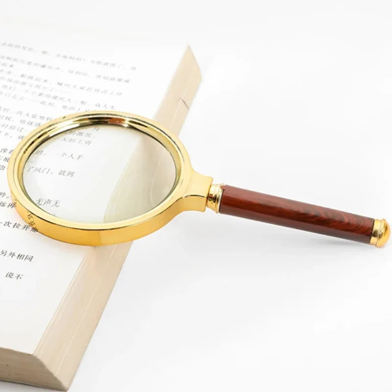 High-Definition Handheld Magnifying Glass - Reading Aid for Seniors and Kids, Ideal for Crafts and Jewelry