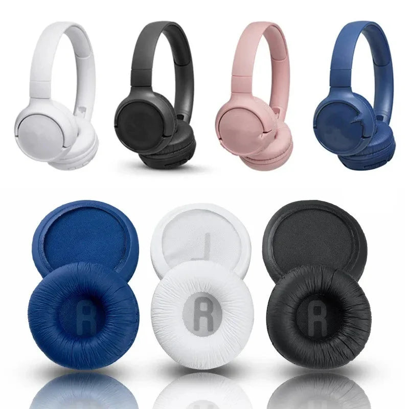 1-Set Replacement Leather Ear Pads & Headband Cushion for Over-Ear Headphones