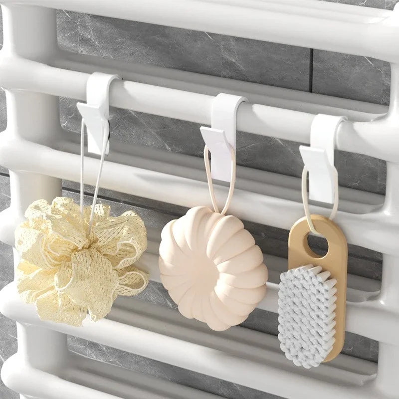 Single Radiator Towel Hook – Over-Heater Hanger Clips for Towels, Robes & Scarves