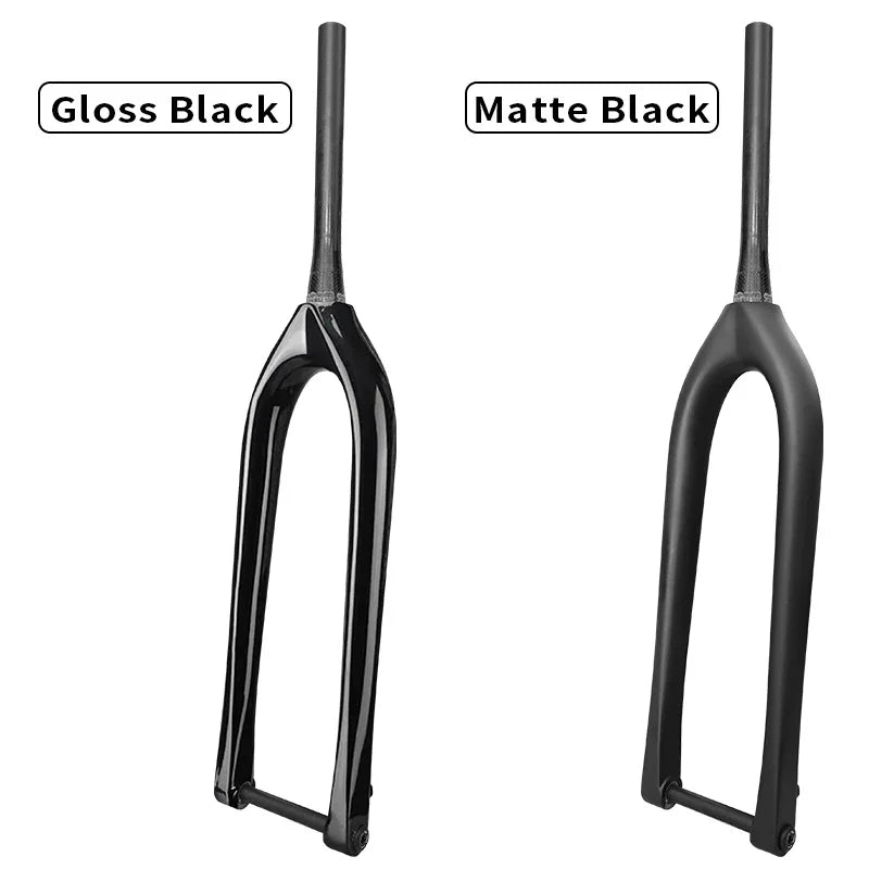 Full Carbon Boost MTB Fork 110x15mm Thru-Axle for 29er Tapered 1-1/8 to 1-1/2 Disc Brake Rigid Fork
