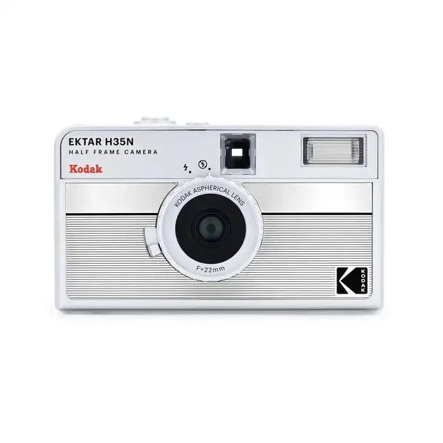 Half-Frame 35mm Film Camera with Built-In Flash – Pocket Compact Film Camera, 2x Exposures, 4 Colors