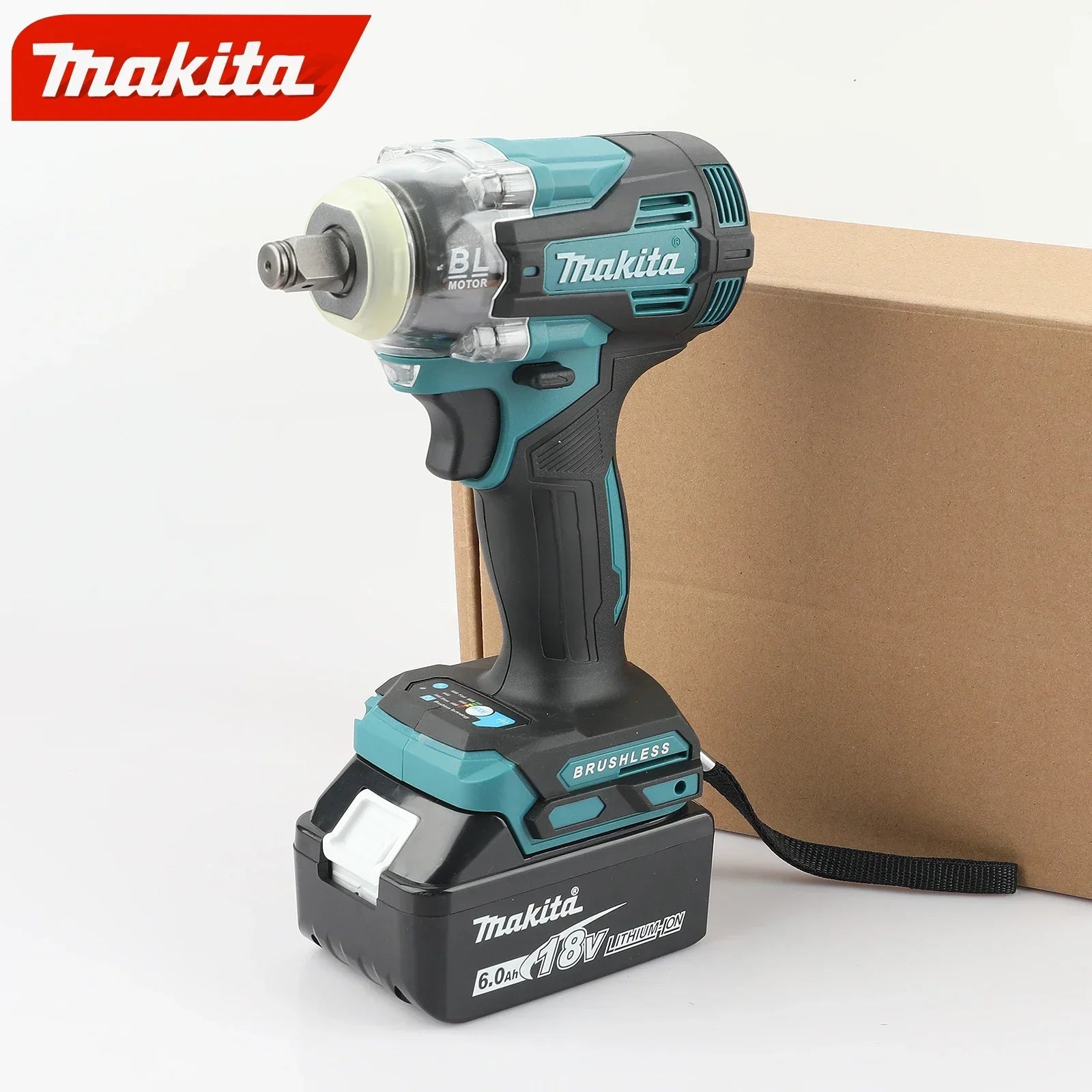 Brushless 36-40V High-Torque Impact Wrench — Wind Cannon Auto Repair Tool