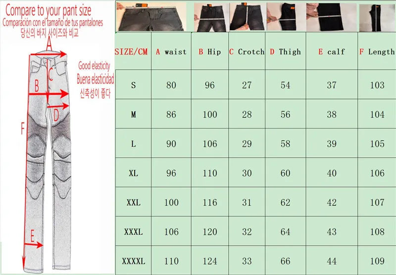 Men's Armored Motorcycle Jeans – Nylon & Cotton Riding Pants for Summer