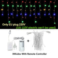 Waterproof LED String Lights 3.5–25m (11.5–82 ft) | Warm White / Cold White / Multicolor | 8 Modes IP65 EU Plug