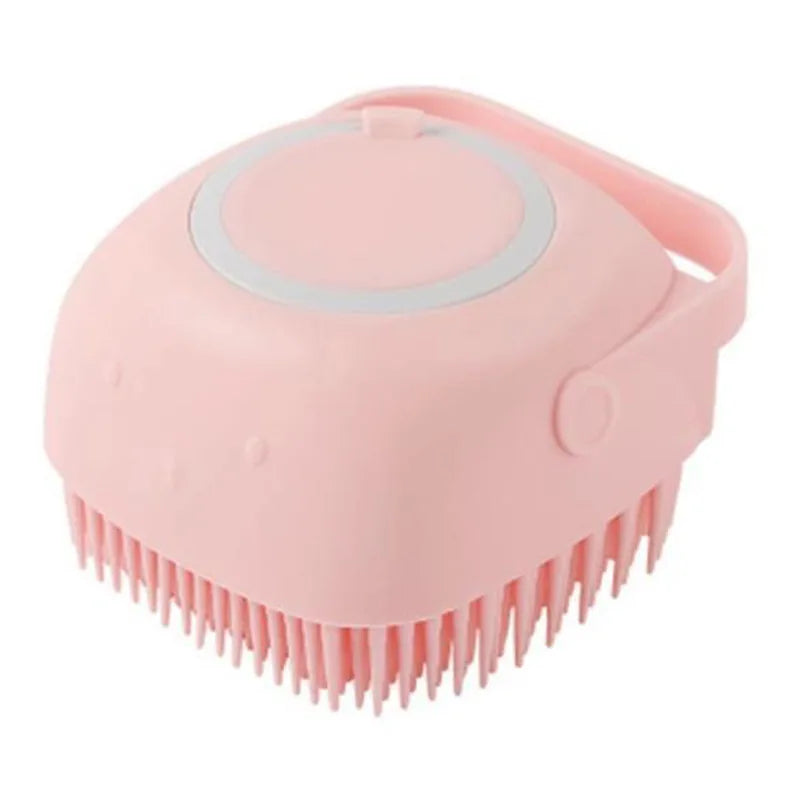 Silicone Pet Bath Massage Glove — Soft Grooming Brush for Dogs, Puppies & Cats