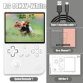 4.0-inch (10.16 cm) IPS Retro Handheld Game Console — 64GB Linux 64‑Bit, 2.4/5G WiFi, Bluetooth, Mini HDMI, 3200mAh, RGB Lighting, 5000+ Games