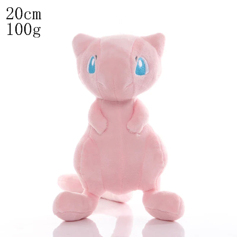 Pikachu & Friends 8 in (20 cm) Plush Stuffed Animal — Pikachu Charmander Squirtle Bulbasaur Eevee Scorbunny Gengar Snorlax Christmas Gift
