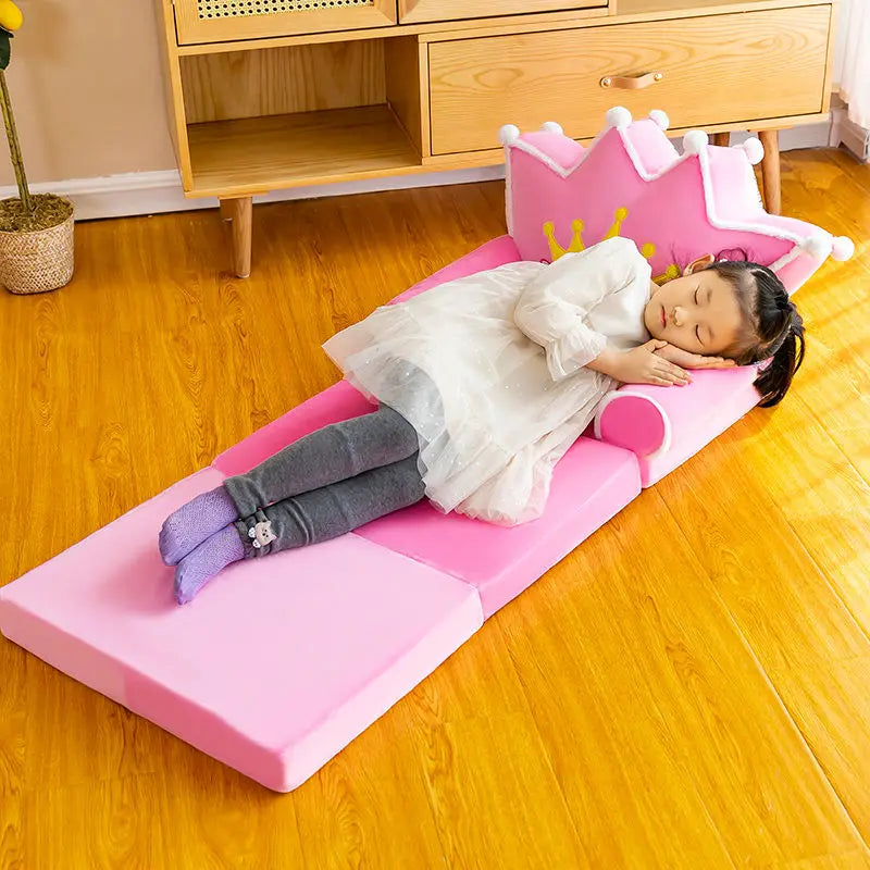 Kids Princess Sofa Removable Washable Foldable Children's Cartoon Armchair Toddler Couch