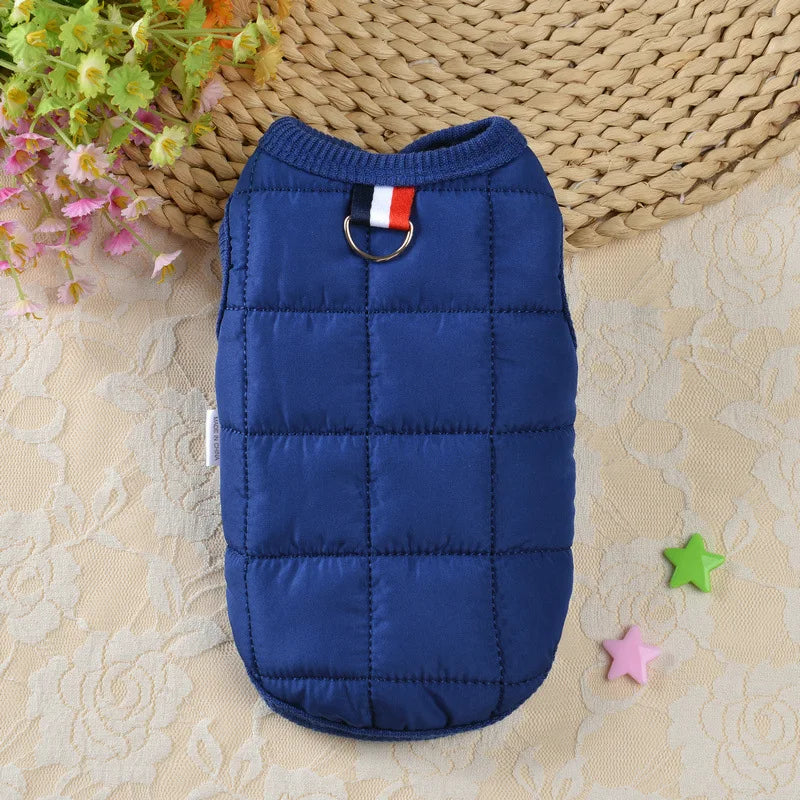 Winter Padded Windproof Dog Coat for Small Dogs - Chihuahua & Puppy Jacket