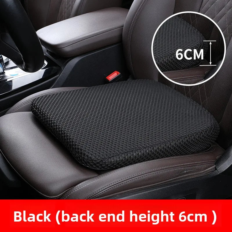 Honeycomb Memory Foam Car Seat Booster Cushion Breathable 3D Mesh Thickened Ergonomic Seat Pad 40×35×6 cm (15.7×13.8×2.4 in)