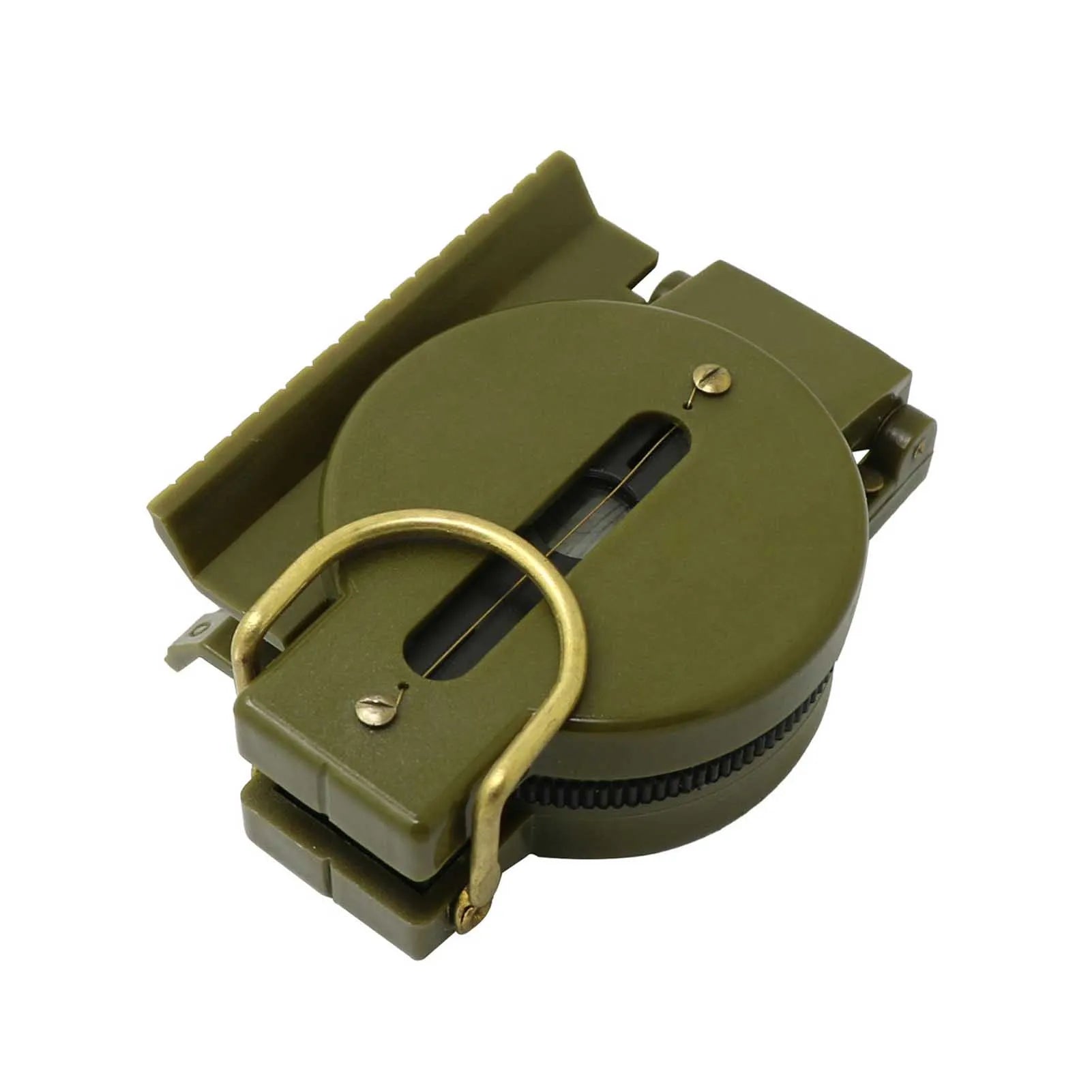 Waterproof Metal Sighting Compass – High-Accuracy Lensatic Compass for Hiking, Mountaineering & Survival