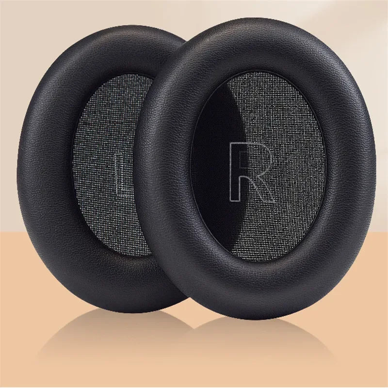Replacement Memory Foam Ear Pads with Buckle for Over-Ear Headphones – Soft Leather Earmuffs, 1 Pair