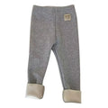 Korean-Style Autumn Winter Footed Leggings for Kids – Warm Polyester Unisex Baby/Toddler Sizes 80–130 (31.5–51.2 in)