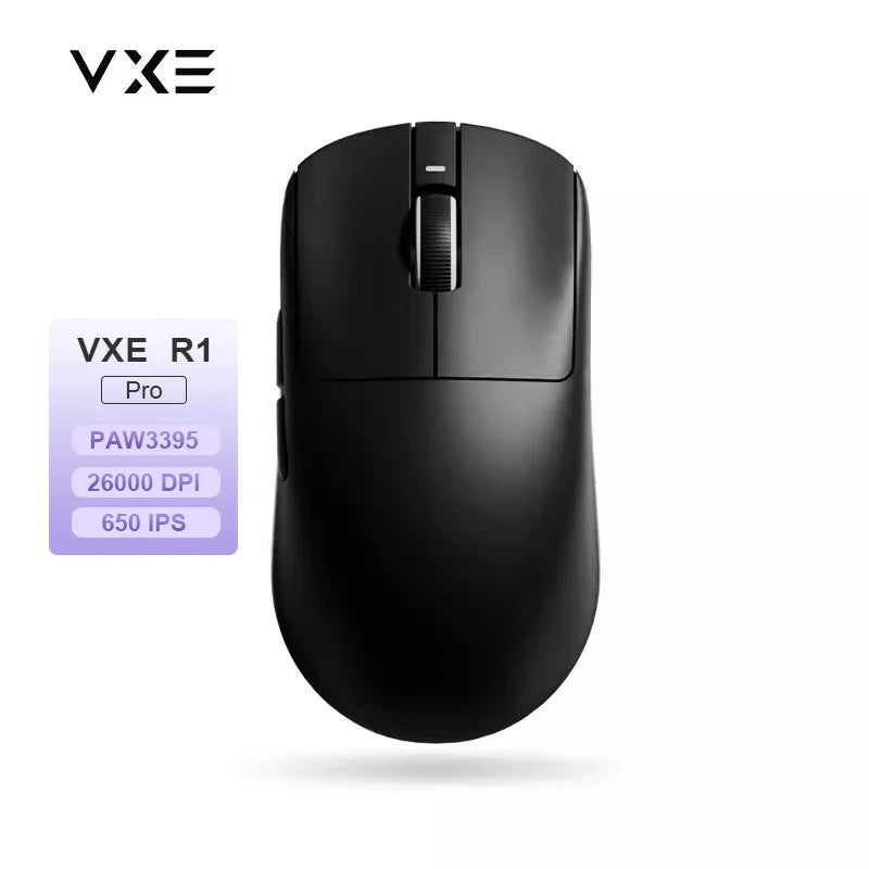 Rechargeable 2.4 GHz Wireless Gaming Mouse - Lightweight Ergonomic, Up to 26000 DPI for Esports