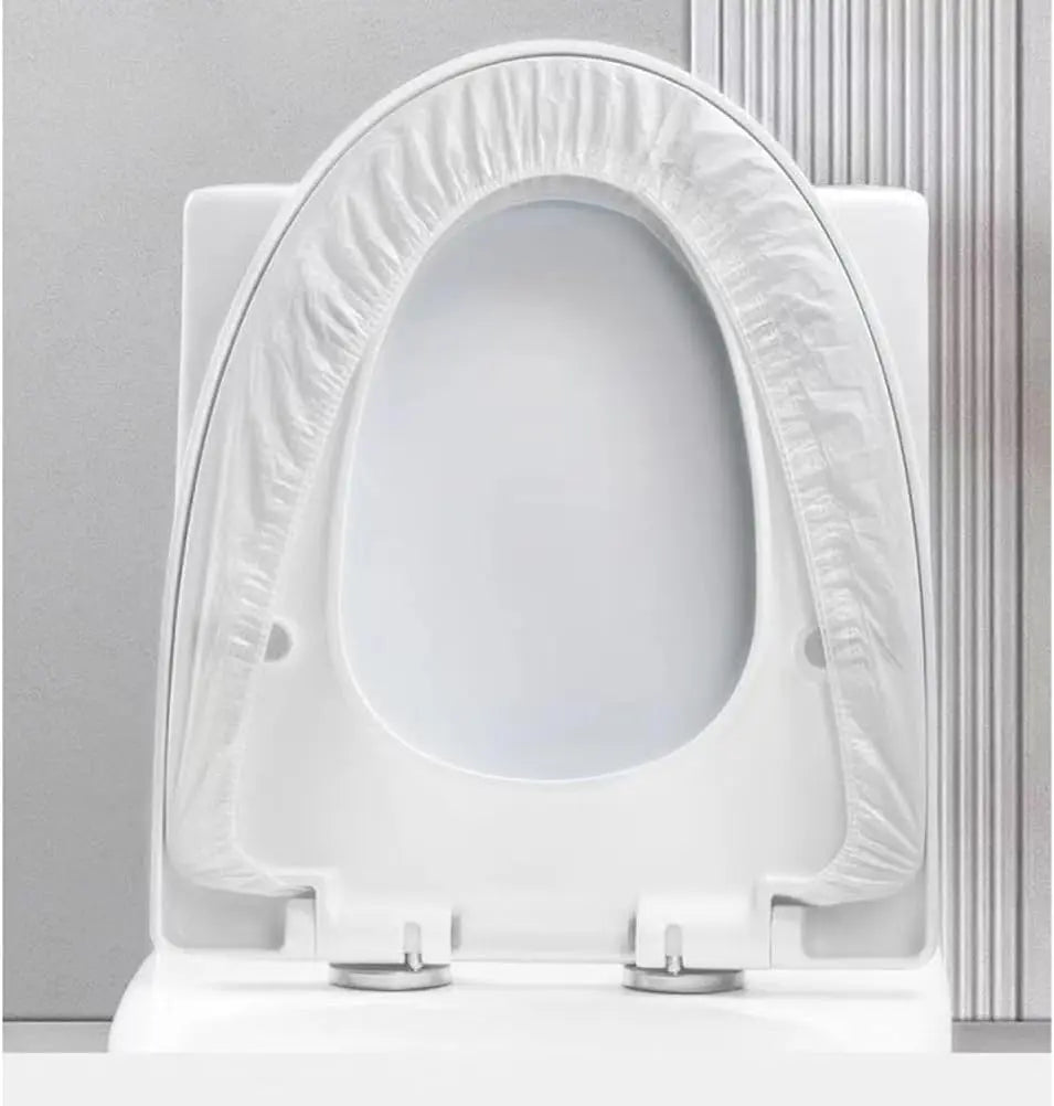 Disposable Waterproof Non-Woven Toilet Seat Covers - Single-Use Travel & Hotel Sanitary Seat Protectors