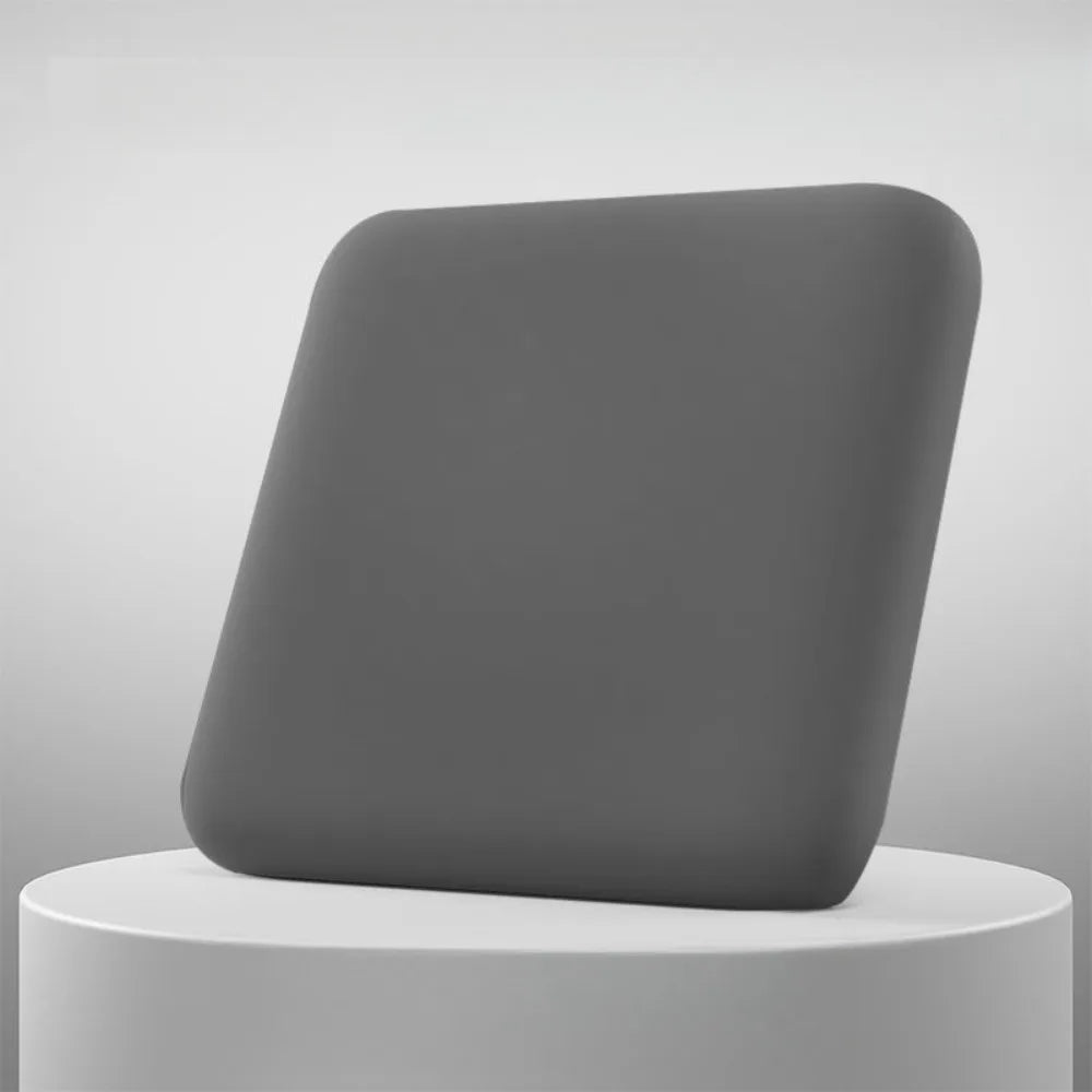 Memory Foam Seat Cushion for Office & Car – Breathable Polyester-Cotton Chair Pad, Removable Washable Cover – S 35x35x3cm (13.78x13.78x1.18in) / M 40x40x4cm (15.75x15.75x1.57in)