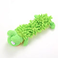 Small Breed Dog Plush Toy 10.2 in (26 cm) Animal Shape Squeaky Chew and Dental Cleaning Toy for Chihuahua Yorkie Bichon Puppies