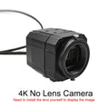 4K 8MP USB Camera – 5–50mm Varifocal Lens, 30fps UVC Plug-and-Play Webcam for PC Live Streaming & Teaching