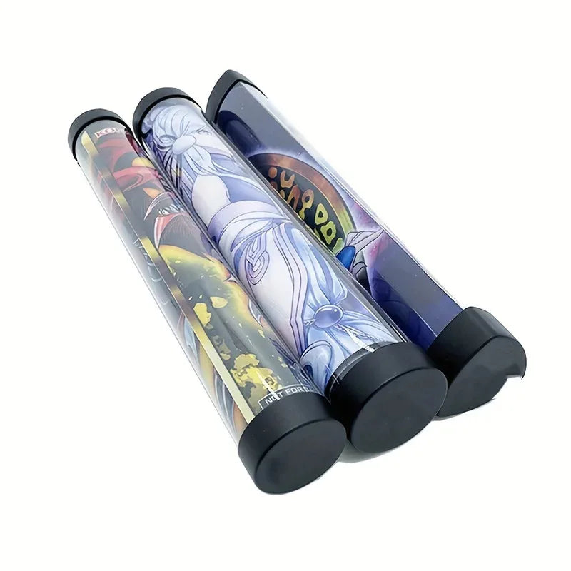 60mm (2.36 in) Clear PVC Card Holder and Mat Storage Tube for PTCG Games