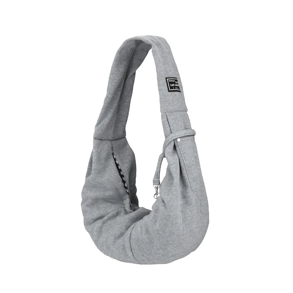 Portable Pet Shoulder Carrier with Phone Pocket – Travel Handbag for Small Dogs & Cats