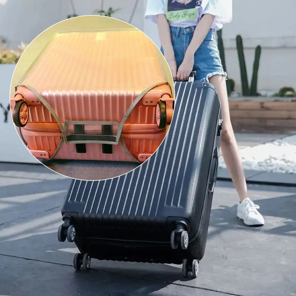 Transparent Waterproof PVC Luggage Cover Protector for 16-30 Inch (41-76 cm) Suitcase