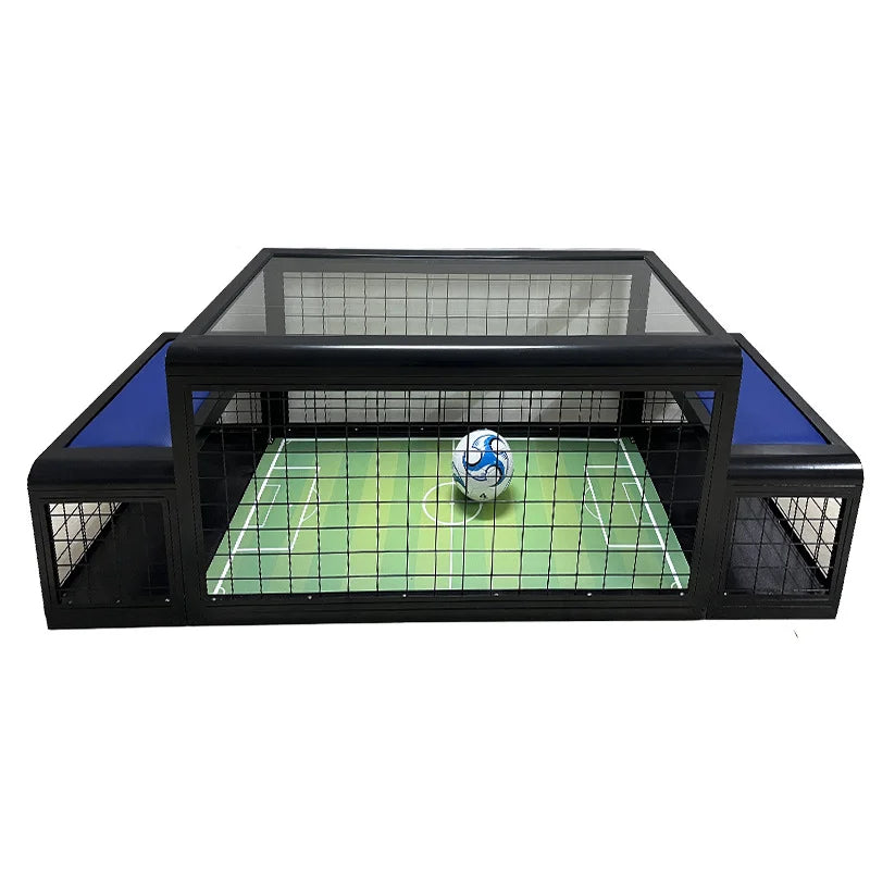 Coin-Operated 2-Player Table Football (Foosball) Game – Soccer Table 55 x 31.5 x 29 in (140 x 80 x 73.5 cm) Indoor/Outdoor for Kids & Adults