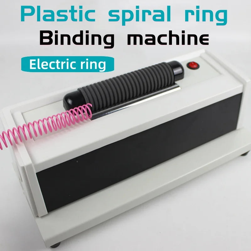 Automatic Spiral Coil Binding Machine – Electric Plastic Coil Inserter for A4 Documents