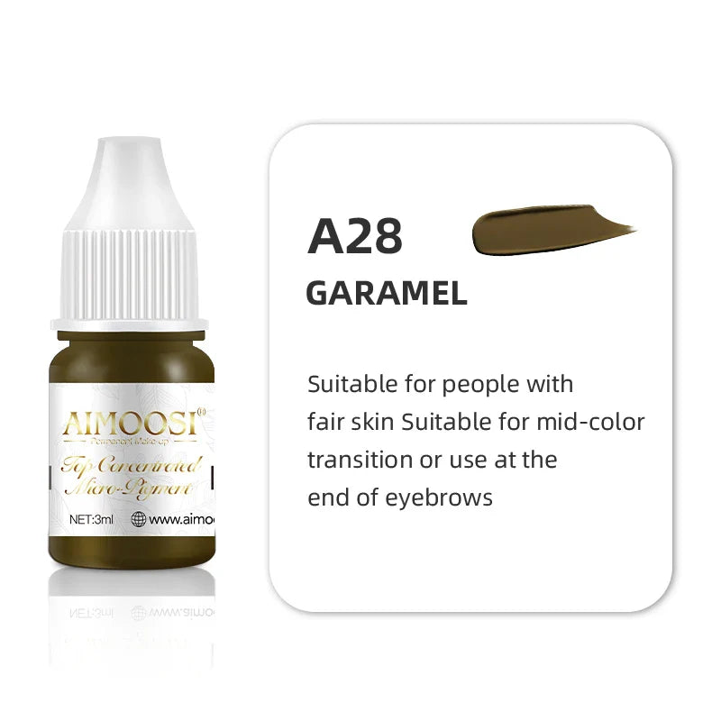 Microblading & Nano Brows Pigment – REACH Certified Permanent Makeup (PMU) Tattoo Ink, 3ml