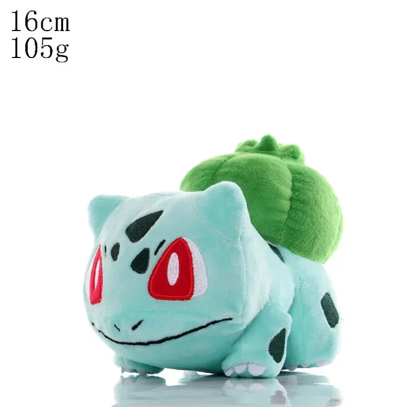 Cute Pikachu Pichu Charmander Bulbasaur Squirtle Psyduck Eevee Plush Soft Stuffed Doll 6-12 in (15-30 cm)