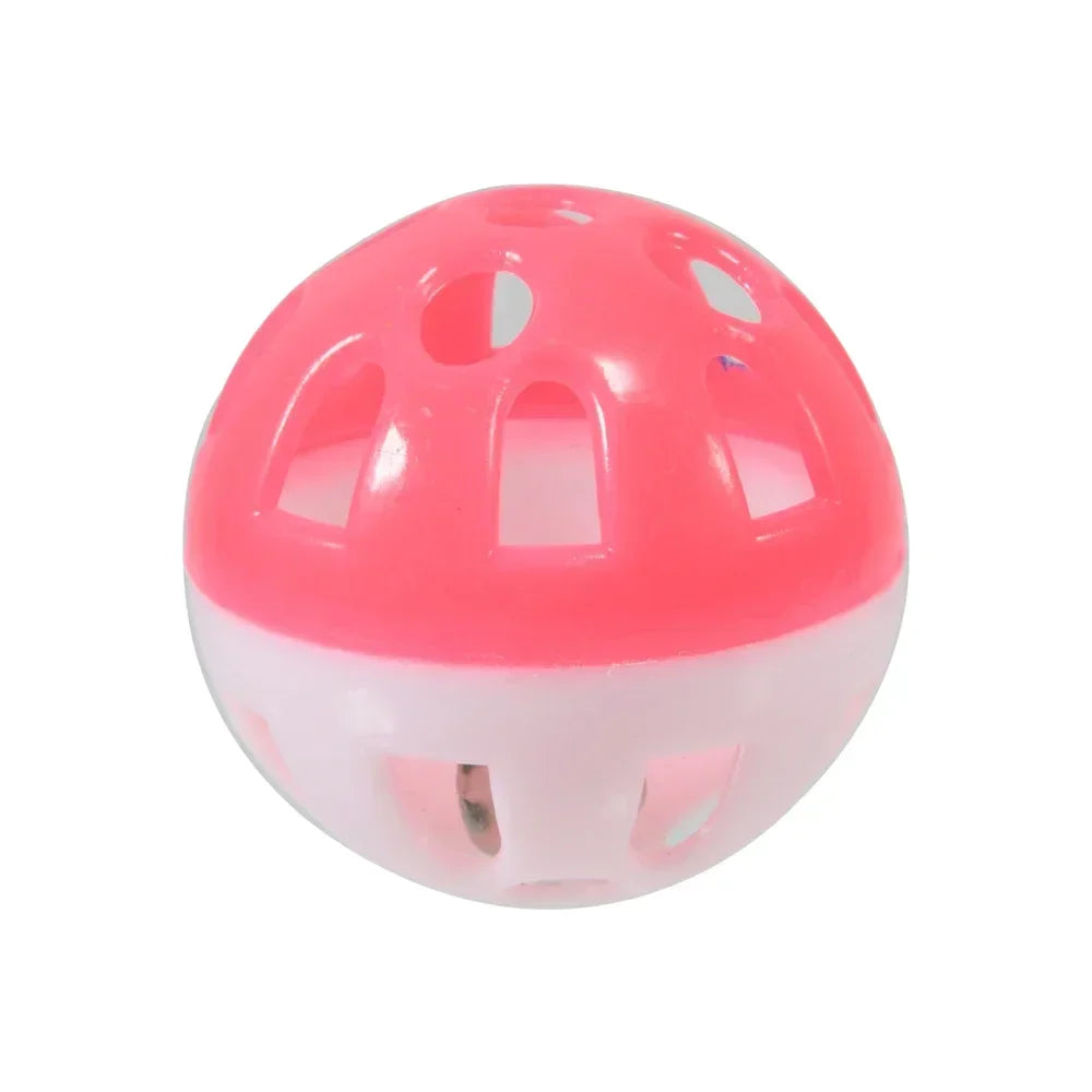 10-Pack Colorful Hollow Rolling Bell Balls for Birds – 1.49 in (3.8 cm) Parrot, Parakeet & Cockatiel Chew Cage Toy