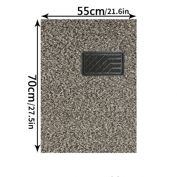 Universal One-Piece Waterproof Car Floor Mat Cut-to-Fit All-Season PVC