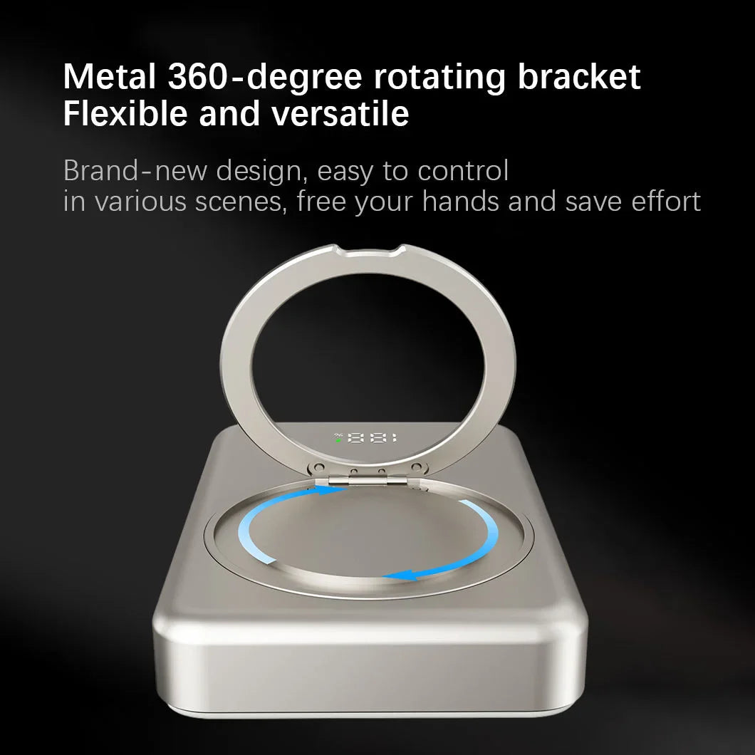 10000mAh Magnetic Wireless Power Bank 20W Slim MagSafe-Compatible Portable Charger for iPhone & Samsung