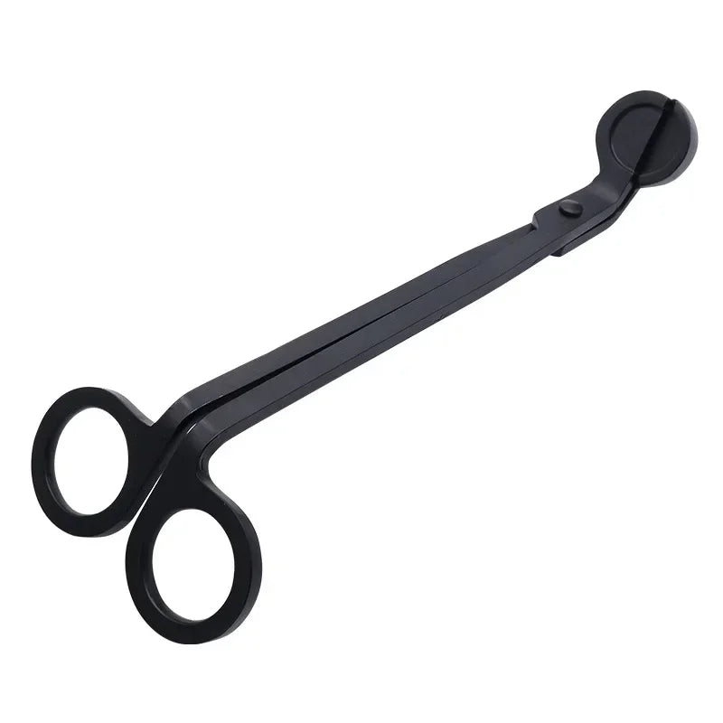Black Candle Care Kit — Wick Trimmer, Snuffer, Scissors, Hook & Tray (5 Style Options)