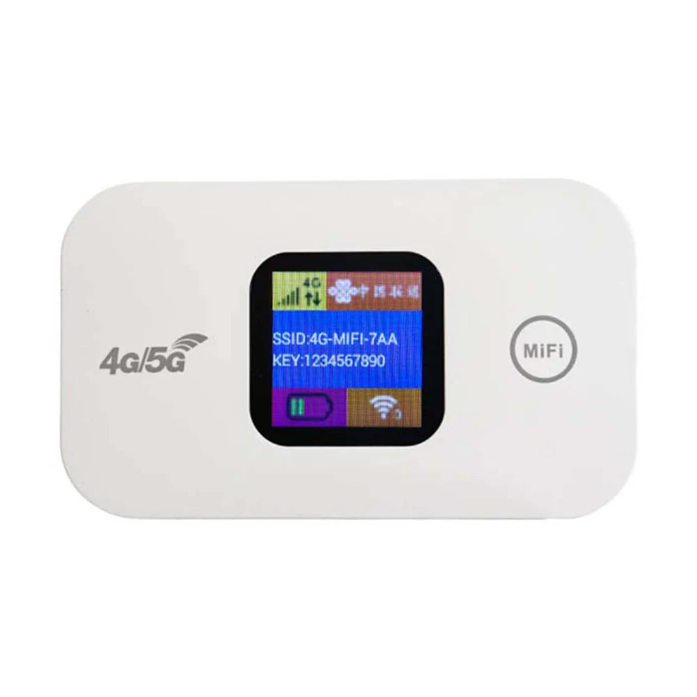 4G LTE Portable Pocket WiFi Router 150Mbps Mobile Hotspot with SIM Slot & 3000mAh Battery