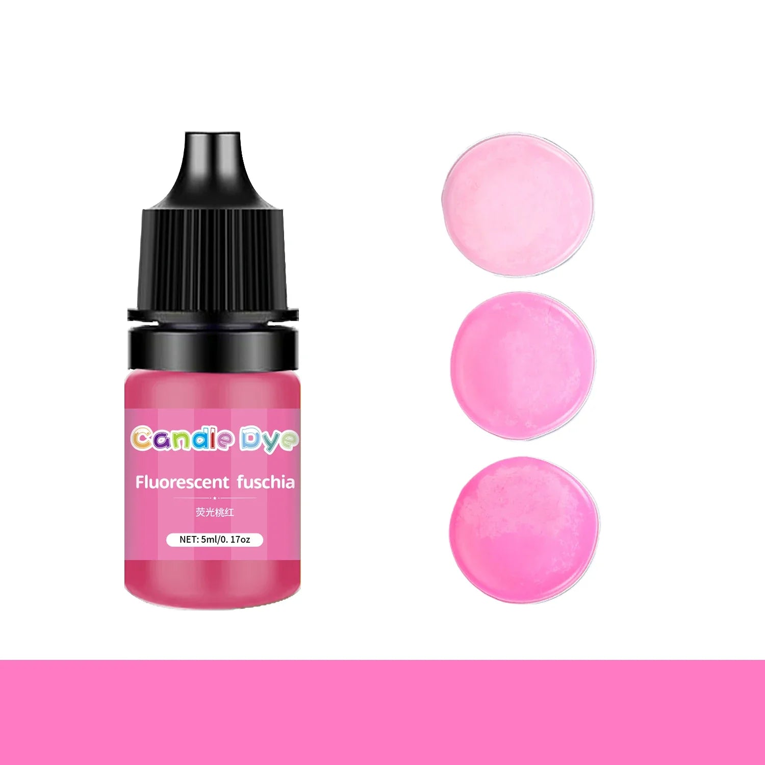 33-Color Liquid Candle Dye Set 5 ml Bottles Non-Toxic Soy Wax Pigments for Candle & Soap Making