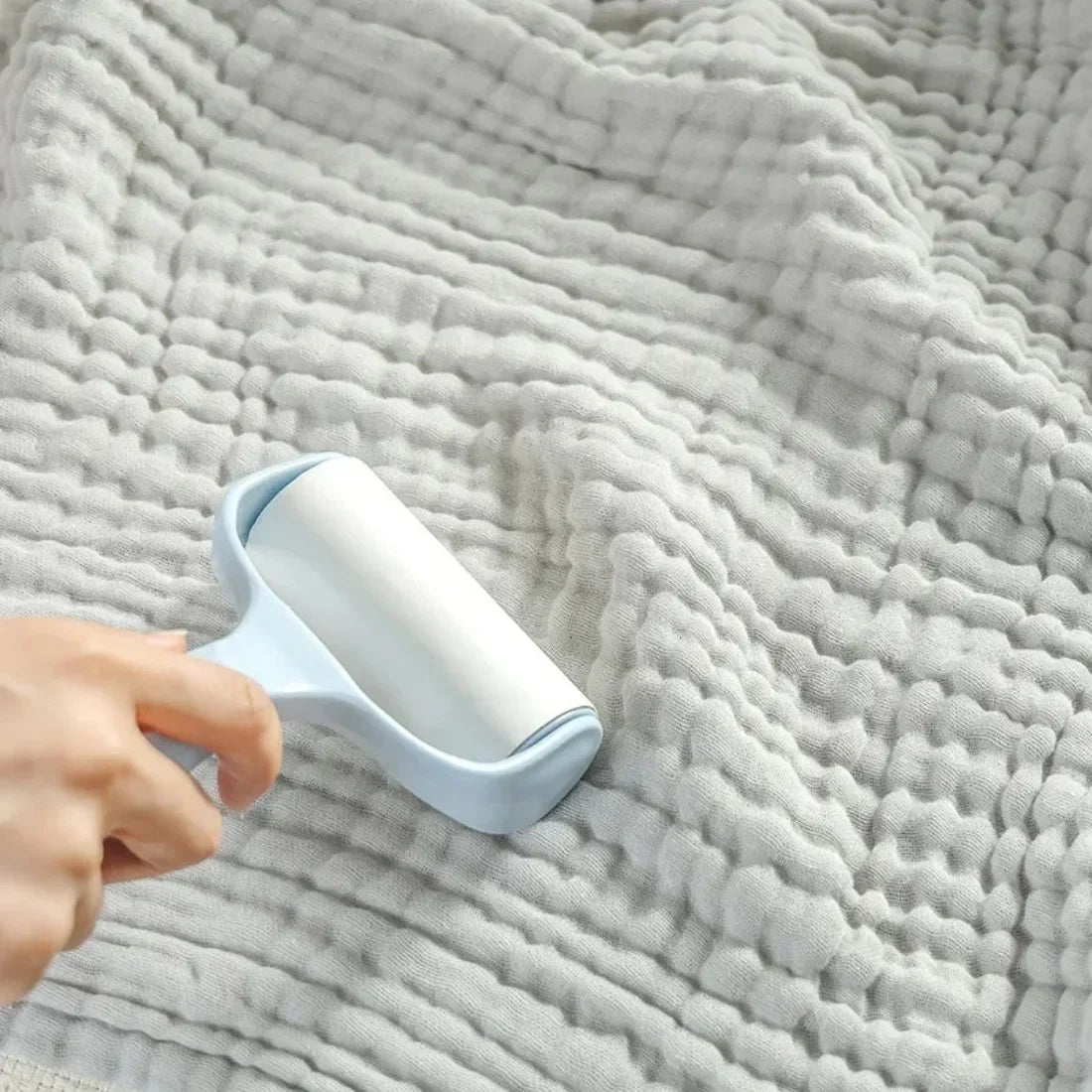 6-Layer Cotton Muslin Baby Swaddle Blanket 105 x 105 cm (41.3 x 41.3 in) - Gauze Bath Towel & Newborn Receiving Blanket