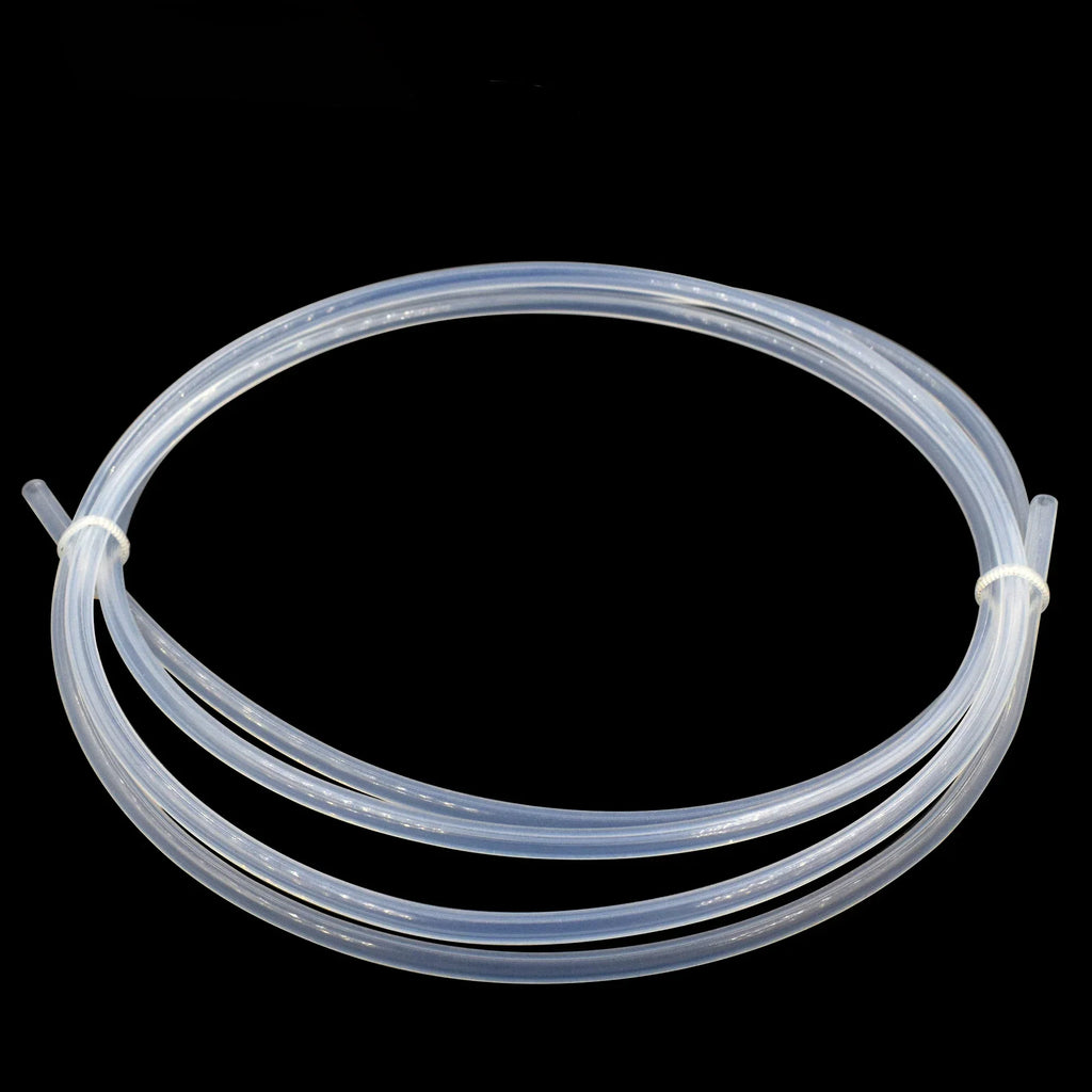 PTFE Bowden Tube for 3D Printers — 2mm ID x 4mm OD for 1.75mm Filament, 1/2/4 Meter Options (J-head & MK8 Compatible)