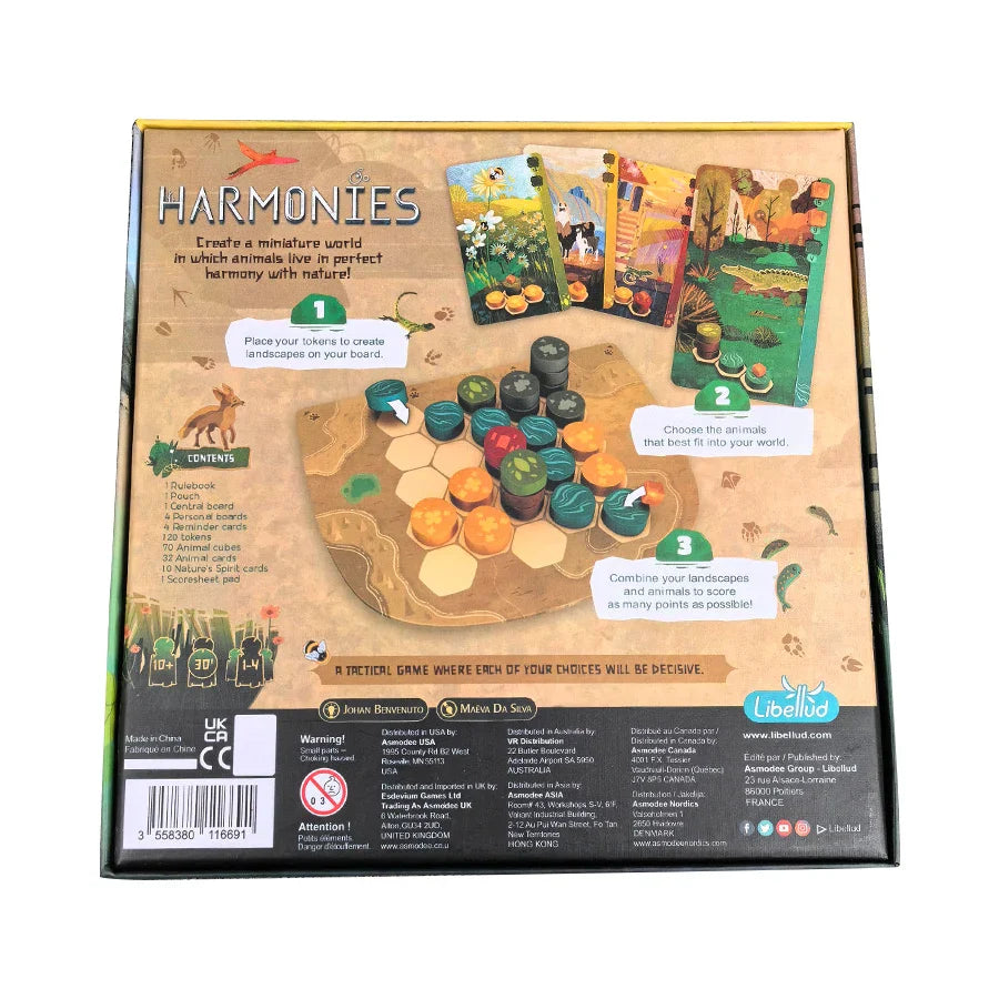 Animal Habitat Strategy Board Game - Create Landscapes & Wildlife | Ages 10+