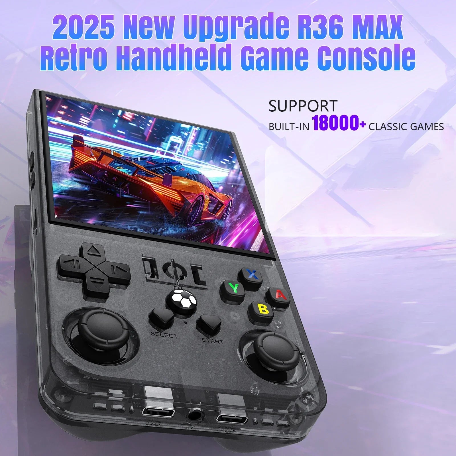 Portable Retro Handheld Game Console, 4.0-inch (10.16 cm) IPS 720x720, 64GB/128GB Storage, 18,000+ Classic Games