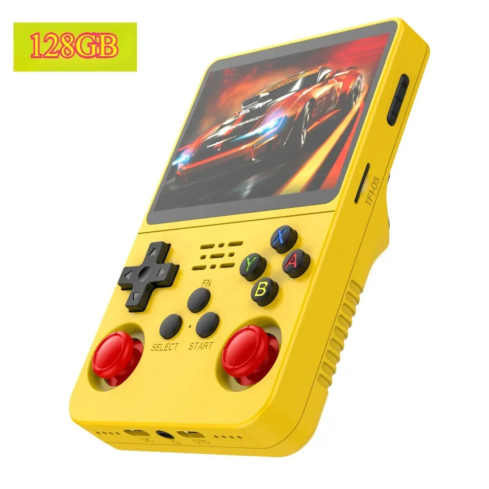 Retro Handheld Game Console 3.5-Inch (89 mm) IPS Screen Linux Pocket Player 64GB/128GB/256GB Expandable to 1TB