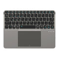 Foldable Bluetooth 5.0 Keyboard with Detachable Touchpad & Phone Holder — Compact 63-Key Wireless Keyboard for Phones, Tablets & Laptops