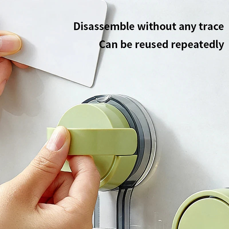 Strong Suction Cup Hook – No-Drill Traceless Adhesive Wall Hook for Bathroom, Kitchen, Door (1-Pack)