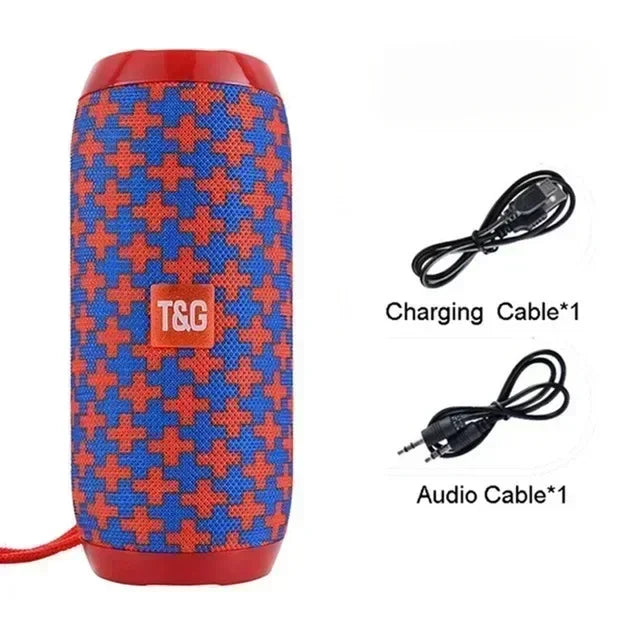 Portable 10W Bluetooth 5.0 Speaker — IPX5 Waterproof, 1200mAh, 10-Hour Playtime, TF/USB/FM, Handsfree Call