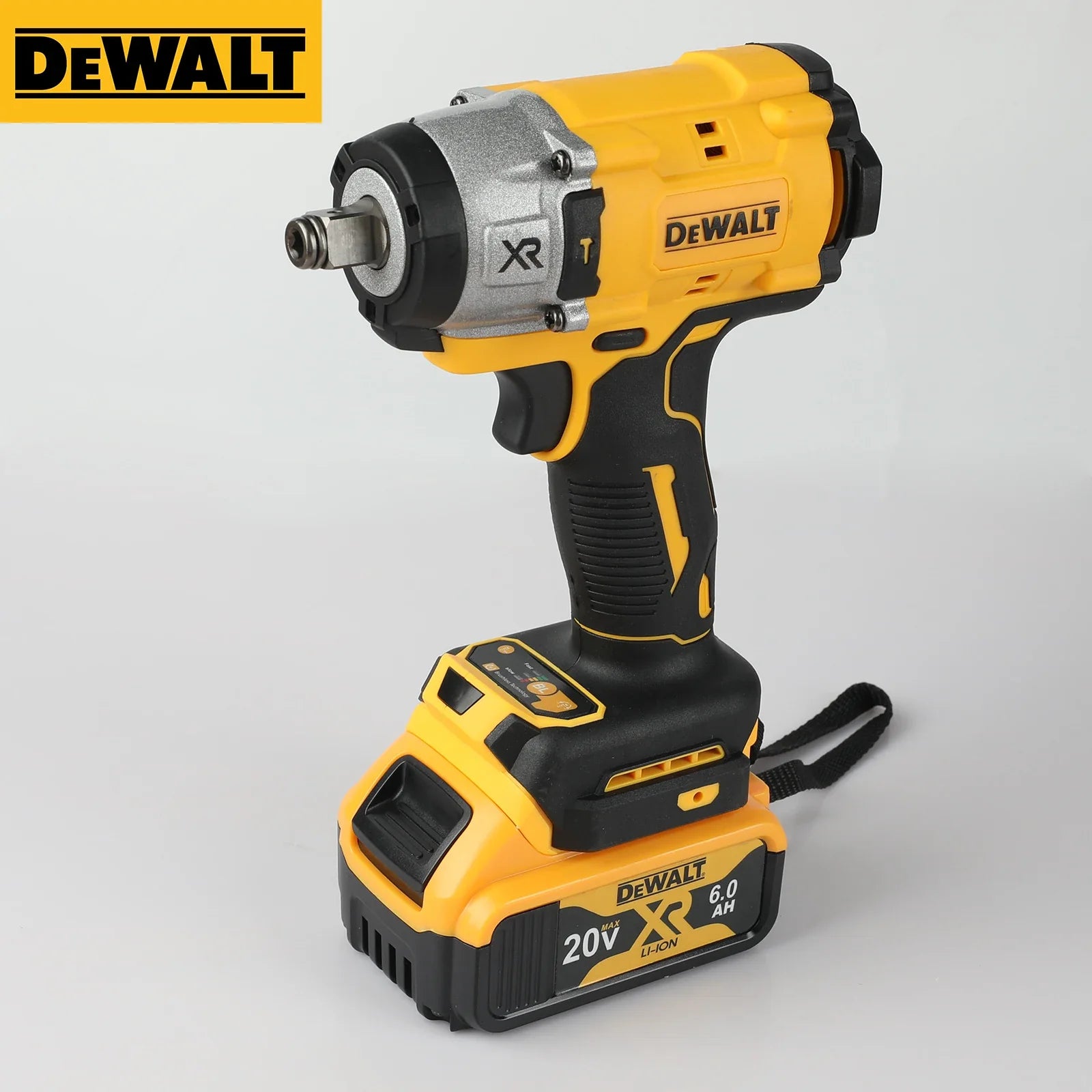 20V Cordless 1/2-inch (12.7 mm) Impact Wrench — Brushless, Variable Speed, 610 N·m (450 ft·lb) Max Torque, Detent Pin Anvil