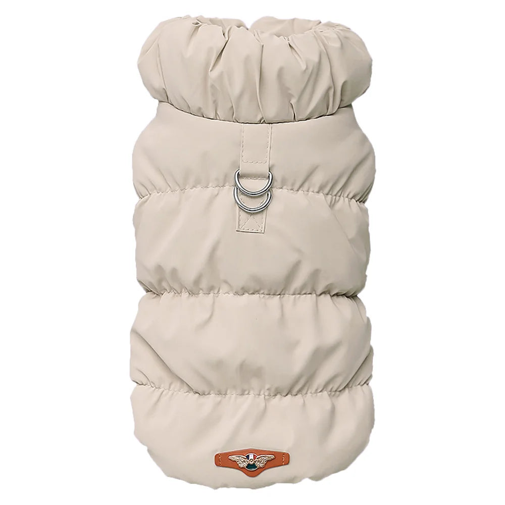 Padded Winter Pet Coat - Warm Windproof Jacket Vest for Small & Medium Dogs and Cats (S/M/L/XL)