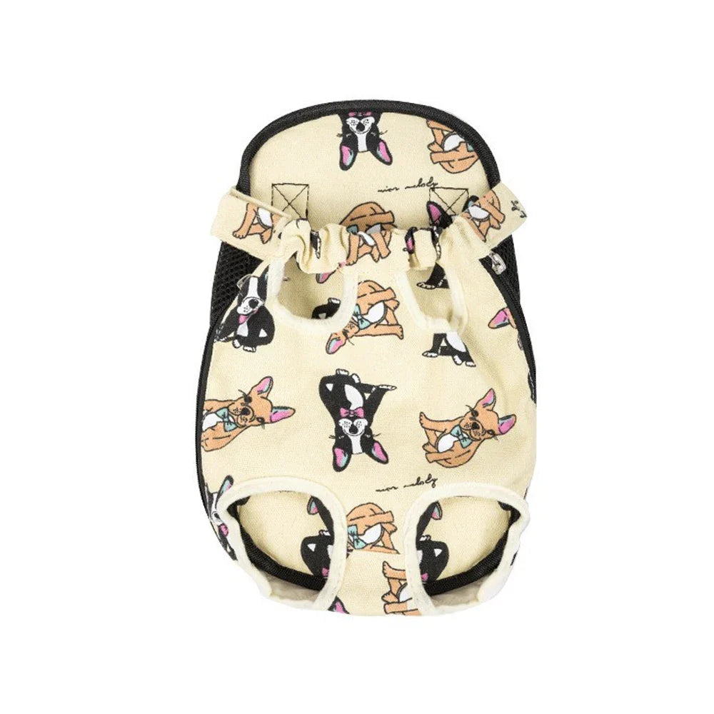 Adjustable Double-Shoulder Pet Carrier Backpack – Breathable Cat & Small Dog Travel Bag, Hands-Free Hiking Carrier