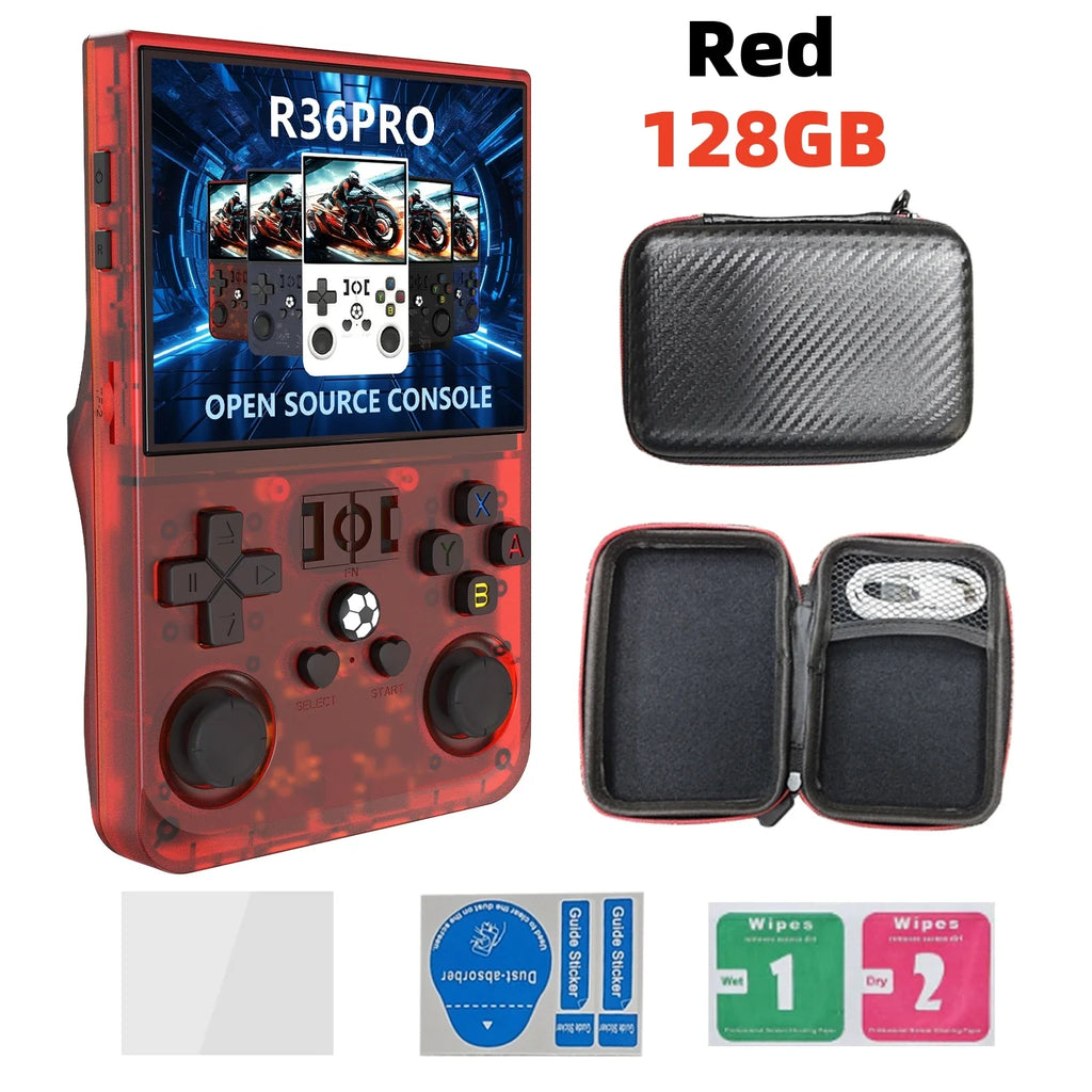 Open Source Retro Handheld Game Console Linux 3.5-Inch (8.9 cm) IPS Screen 128GB Portable Pocket Player Preloaded 22,000 Games