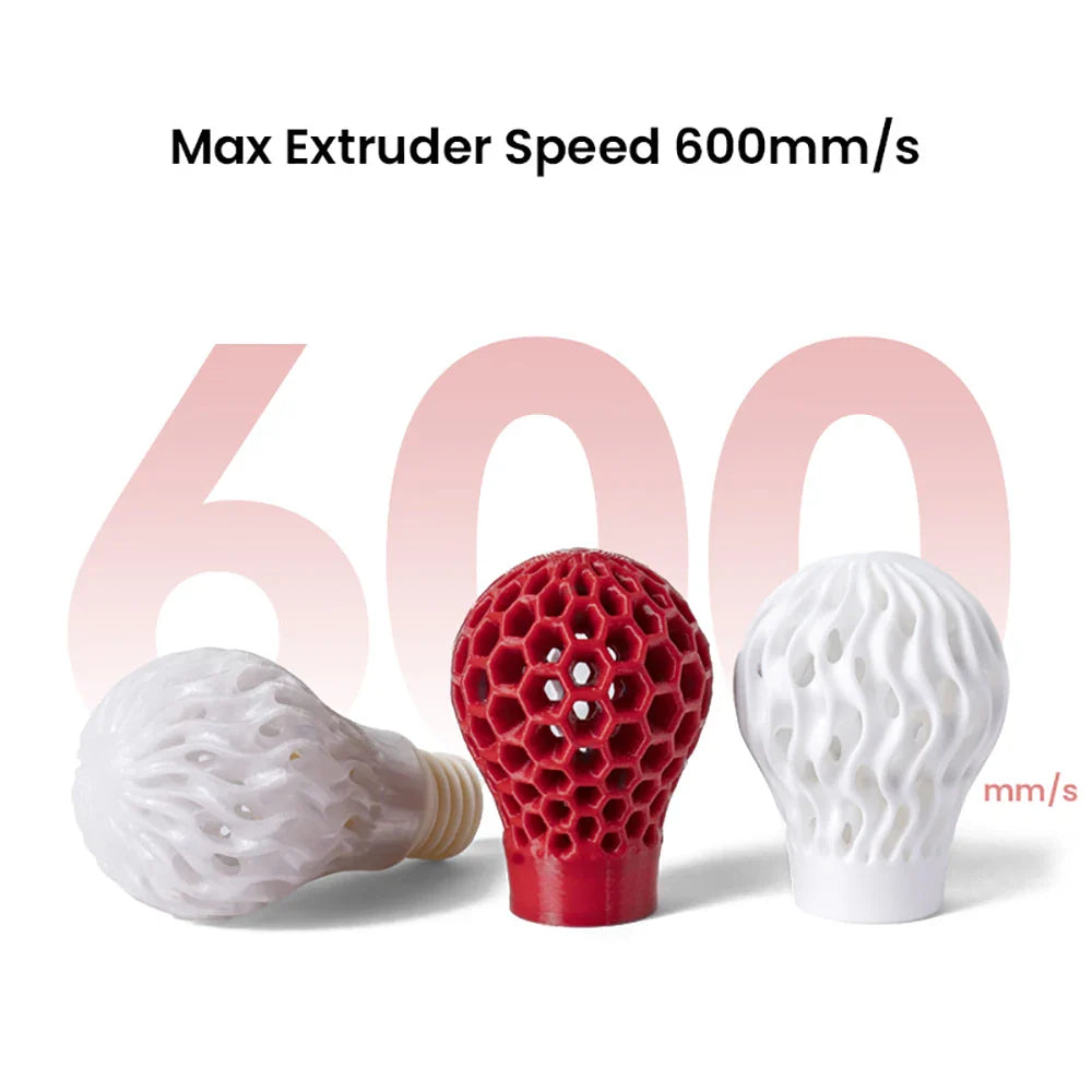 High-Speed 3D Printer — Auto-Leveling, Direct Extruder, Flexible PEI Bed, Power-Loss Recovery — 220 x 220 x 220 mm (8.7 x 8.7 x 8.7 in)